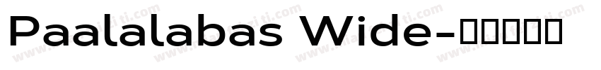 Paalalabas Wide字体转换